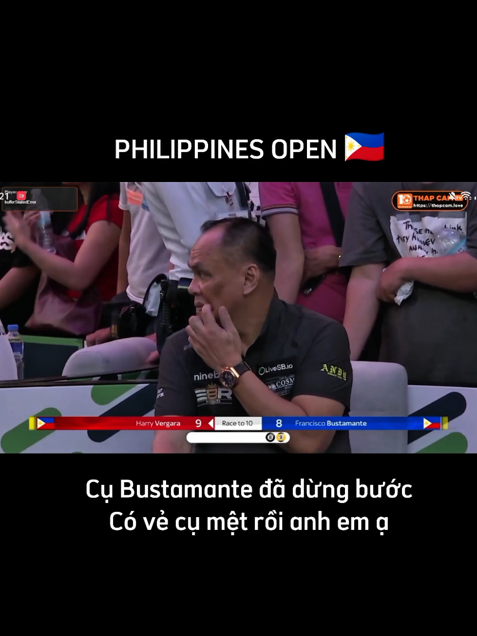 PHILIPPINES OPEN - Fransisco Bustamante vs Harry Vergara #xuhuong #viral #trending #bustamante #billiards 