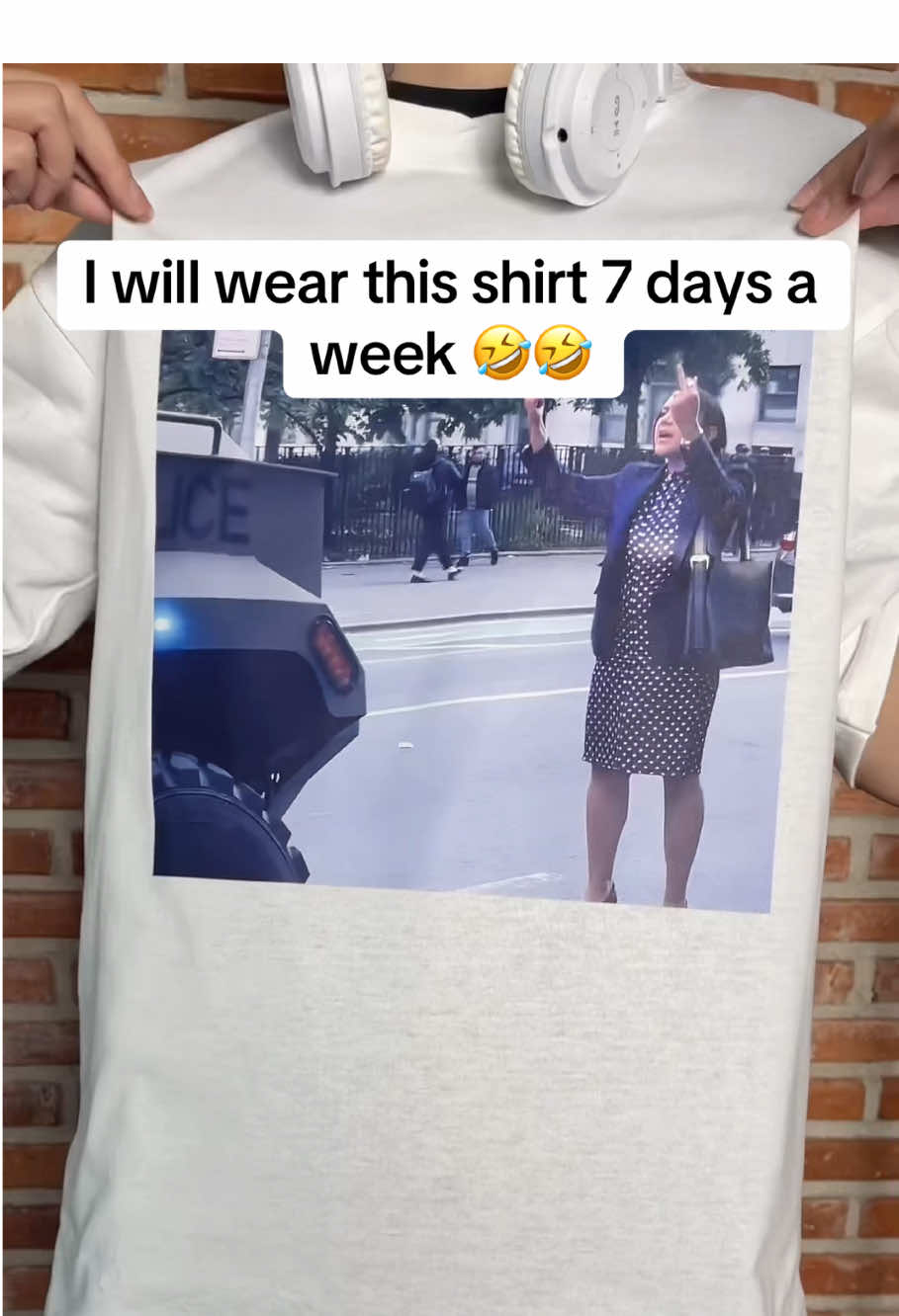 I’m so proud of NYC and Ms Polka Dot Dress, you’re my hero. Let’s wear this shirt and do the thing like her #NYC #nycvsice #polkadotqueen #nycbaddie #canalstreet 