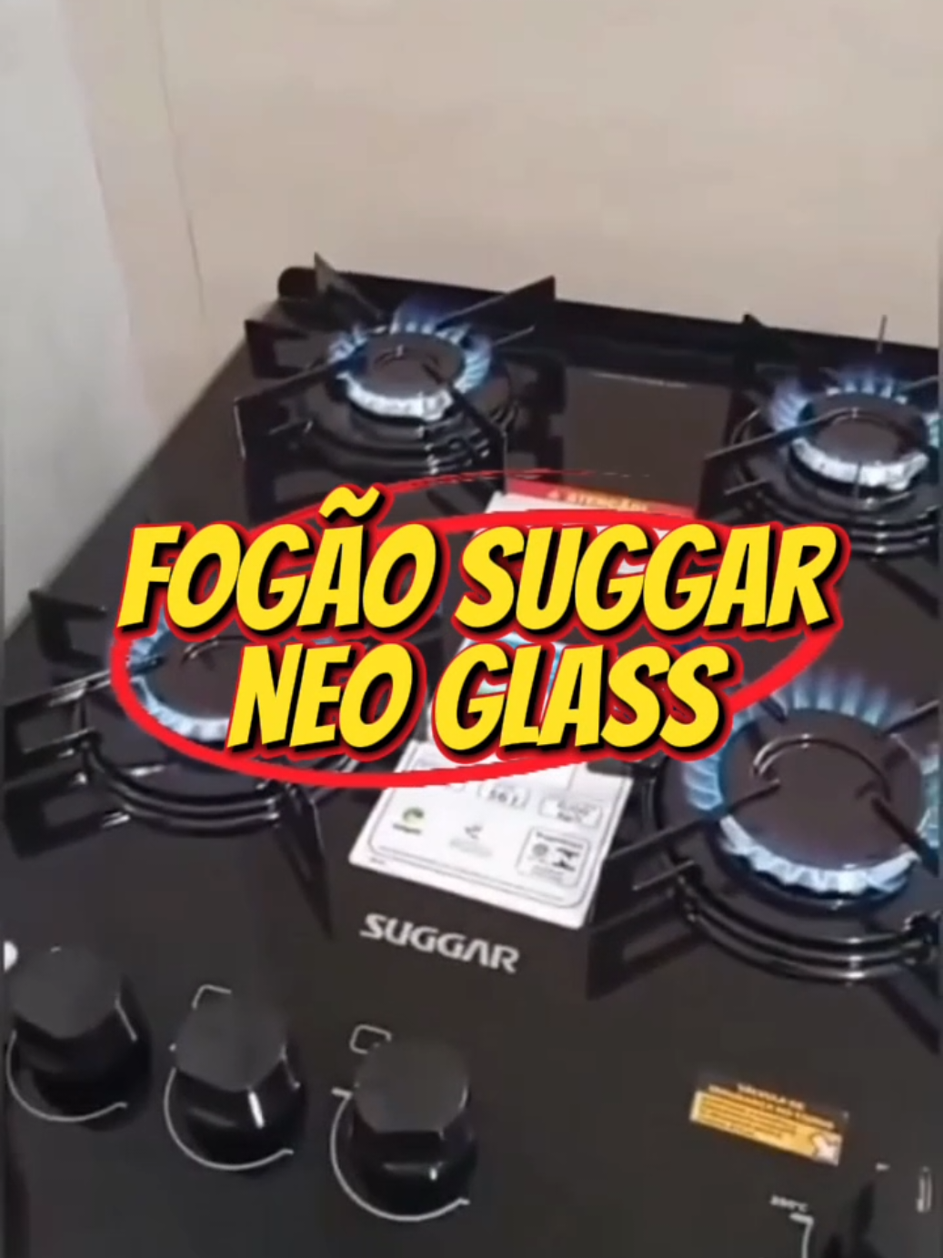 fogão suggar neo glass 4 bocas mesa de vidro  https://s.shopee.com.br/7V80Ze3lxE #fogao #casamento #fy #200k #shopee 