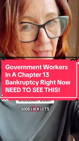 If you are a government employee and you are in a chapter 13 bankruptcy, you need to know about a “Motion for Moratorium.” This is what we use when we have clients who have an emergency or a setback while in the middle of a chapter 13 bankruptcy plan.   This allows us to pause your bankruptcy for up to three months while we figure out what’s going on.  If at the end of three months your situation has not changed we can often convert to a chapter 7 bankruptcy or we can dismiss the chapter 13 and refile a seven. The point here is that you must communicate with your lawyer as soon as you know something has changed. I’m a bankruptcy lawyer and I help people navigate debt relief with dignity.  #s#shutdownf#federale#employeesc#chapter13bankruptcym#moratorium