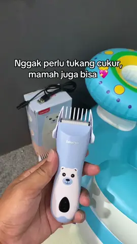 Suaranya halus, nggak bikin bayi kaget 🥰 #alatcukur #alatcukurelektrik #alatcukurbayi 