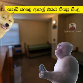 Podi kale kiwwa sindu 😌😂 thawa me wage ewa tiyanawanm comment karan yn 🌝 #creatorsearchinsights #sanjanaimesh #funnyvideos #sinhalajoke #viral 