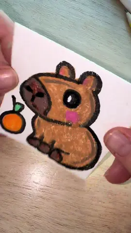 Capybara timeeeee🤩 #capybara #capybaratiktok #cute #kids #fun 