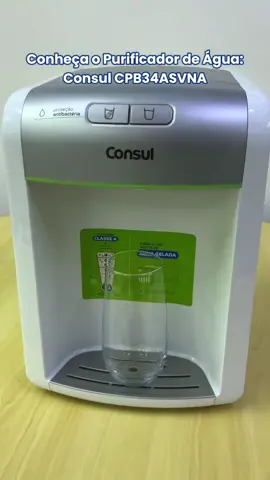✨Purificador de Água Consul Refrigerado CPB34ASVNA Branco Bivolt ##purificadordeagua##bebedouro##refrigerado##agua 👉🏼 Link nos comentários 