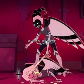 Vaggie only won cs of plot armor I swear. // #vaggiehazbinhotel #hazbinhotel #lutehazbinhotel #foryoupage❤️❤️ #jesuslovesyou 