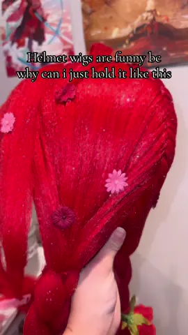 Obsessed with the glitter tho 🤭 #wigcommission #yuzuha #cosplaywig #zzz #zenlesszonezero 