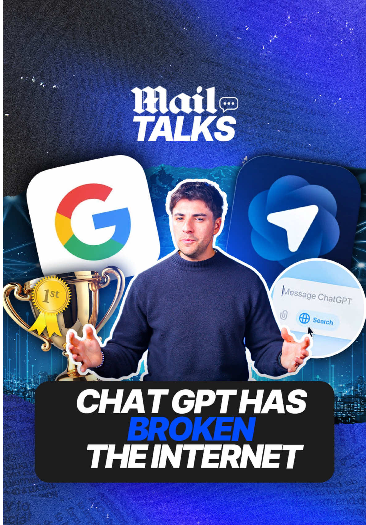 This will revolutionize the way people use the internet 🤖🤯 #chatgpt #Tech #news #google 