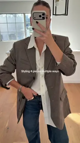 I’ll say it again I LOVE @Everlane for fall basics. Prepare to see the column jean on repeat #everlanepartner #fallclothing #fallfashion #everydayoutfit 