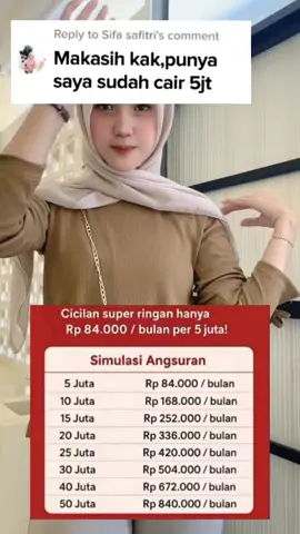 butuh dana mendesak silakan ajukan dijamin cair#butuhmodalusaha #pinjamanlangsungcair #fyp 