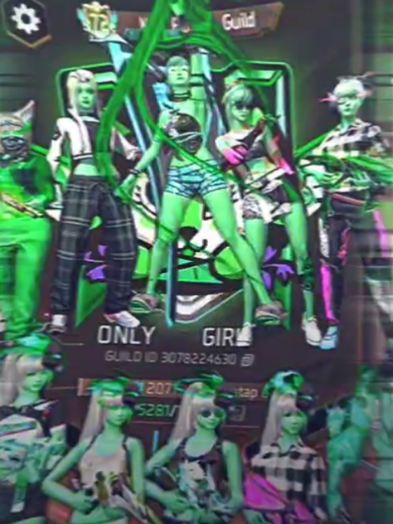 when teamwork meets fun 💕 #Onlygirlsquad #openmember   #presetalightmotion  #FreeFireIndonesia#fyp 