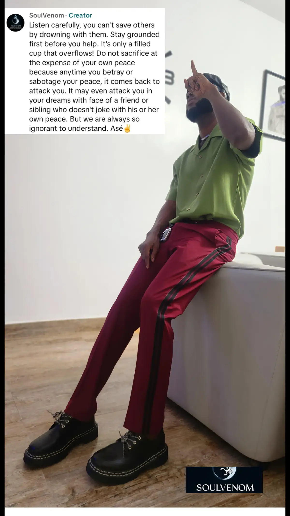 An awakening reminder for the old souls and healers: You don’t lift others by sinking with them. Your peace is sacred power — the anchor of your magic. Heal from overflow, not depletion. The universe protects those who protect their own light. Asé ♾️🦂🌕# #awakening  #meditation #motivation #fyp  #lifechanging 