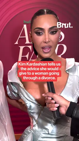 Kim Kardashian stars in Ryan Murphy’s new series “All’s Fair,” where she plays a divorce attorney. Our journalist Canelle, @canellesab, asked her, along with her co-star Sarah Paulson, what advice they would give to a woman going through a divorce. #kimkardashian #ryanmurphy #allsfair