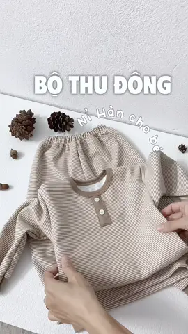Bộ nỉ thu đông cho bé, chất liệu nit Hàn dày dặn, tỉ mỉ đến từng đường kim mũi chỉ luôn các bác ạ. Các mẹ tham khảo cho bé nha #bonichobe #bonichobetrai #setnichobe #bothudongchobe #mesocxinchao 
