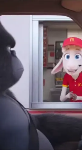Gorilla At McDonald's 🤣😲 #gorilla #funnytiktoks #sora #funnyai 