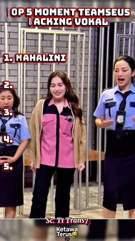 Top 5 Teamseus Backing Vokal😂 dari 1-5 mana yang menurut kalian lucu? Komen dibawah ya👇 Bantu ketawaterusid tetap on fire! Support & Traktir link di bio, biar admin semangat ngeklipnya🤟 thank you! 🔥