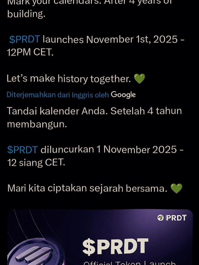 Giliran gak niat garap malah mau launching #fypシ゚viral #fyp #web3 #PRDT #airdrop 