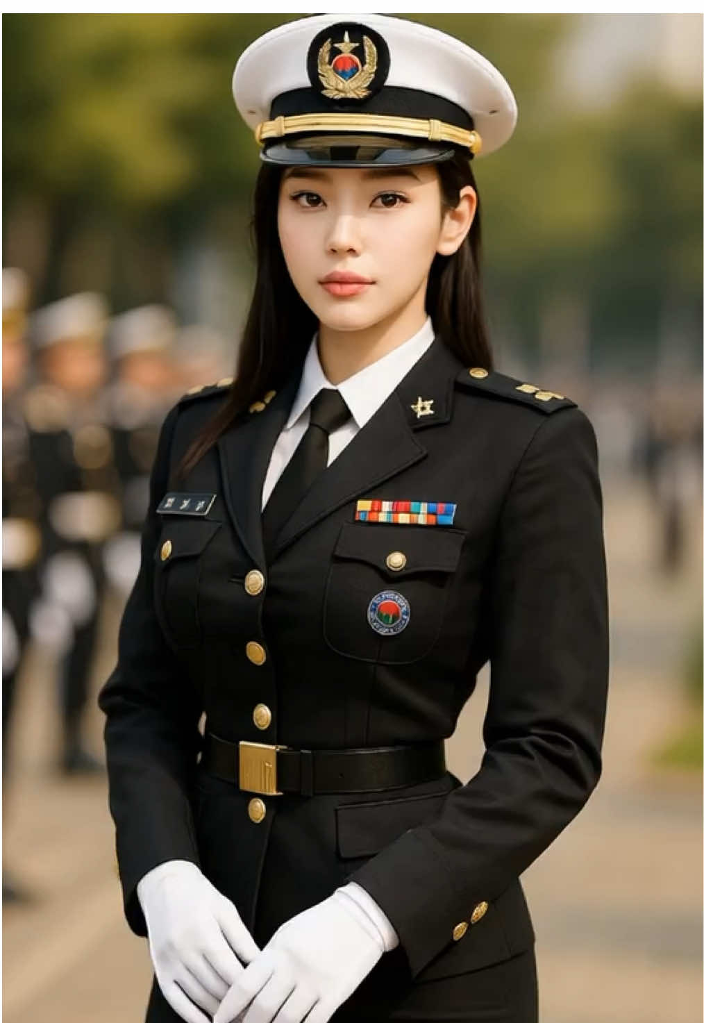 Korean police officer lady  #aigenerated #한국여자 #koreangirl #섹시 #섹시댄스 