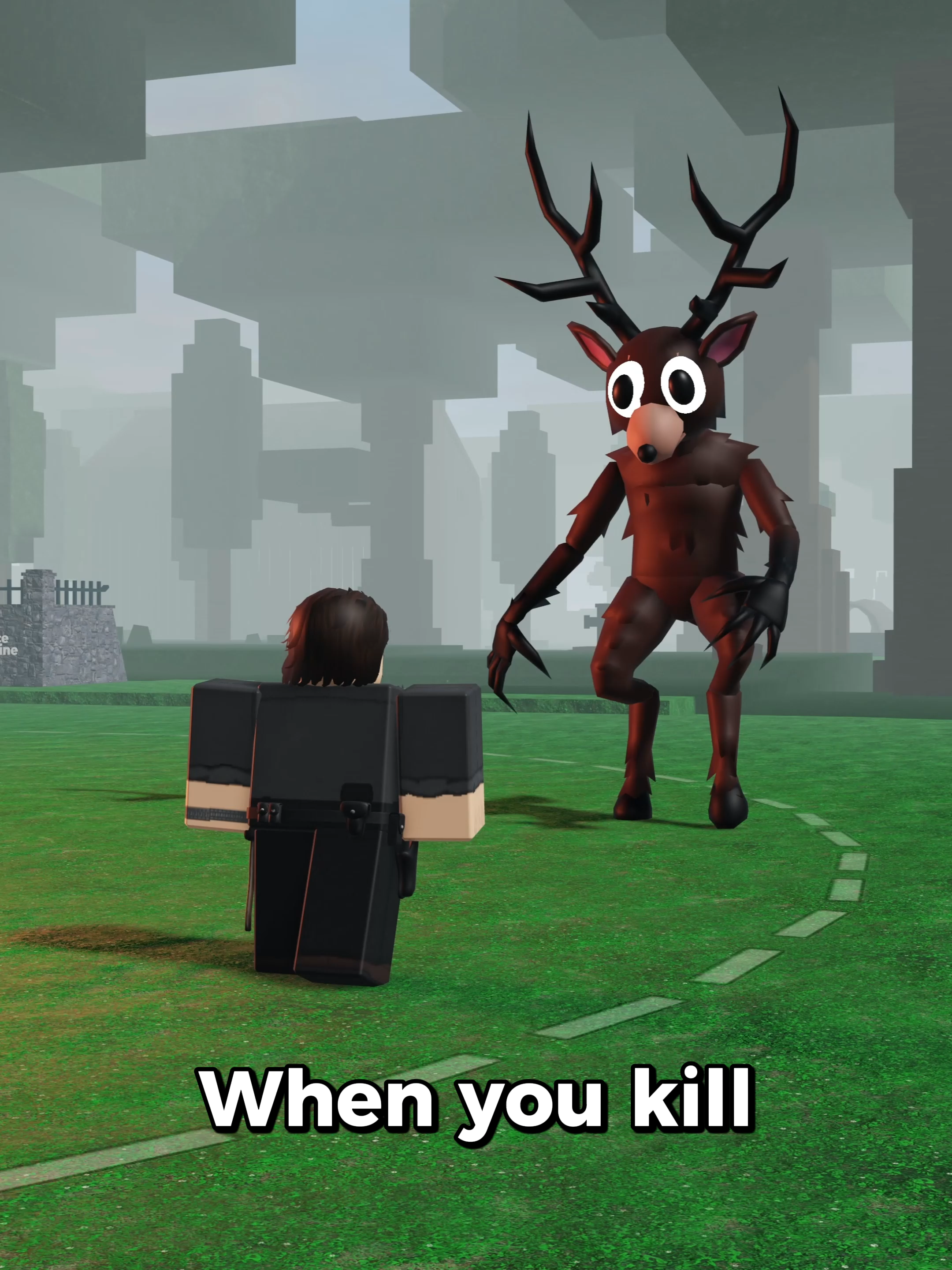 When You Kill The Deer in 99 Nights in The Forest #joke