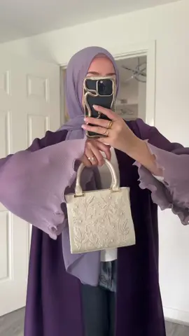 Purple&pearls 🤍 it’s a look #OOTD #modestfashion #fyp 