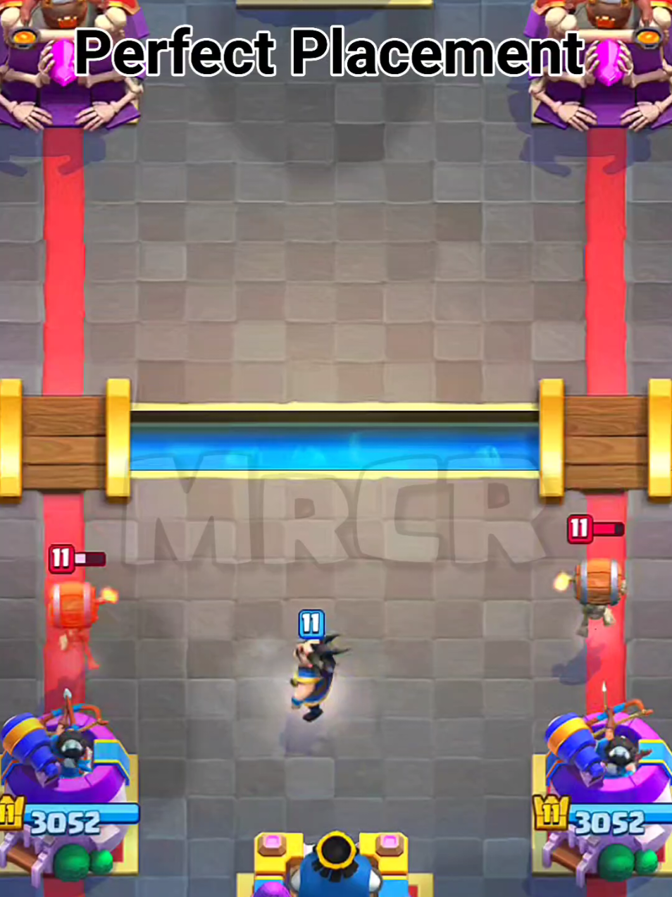 Perfect Placement #clash #mrcr #clashroyale 