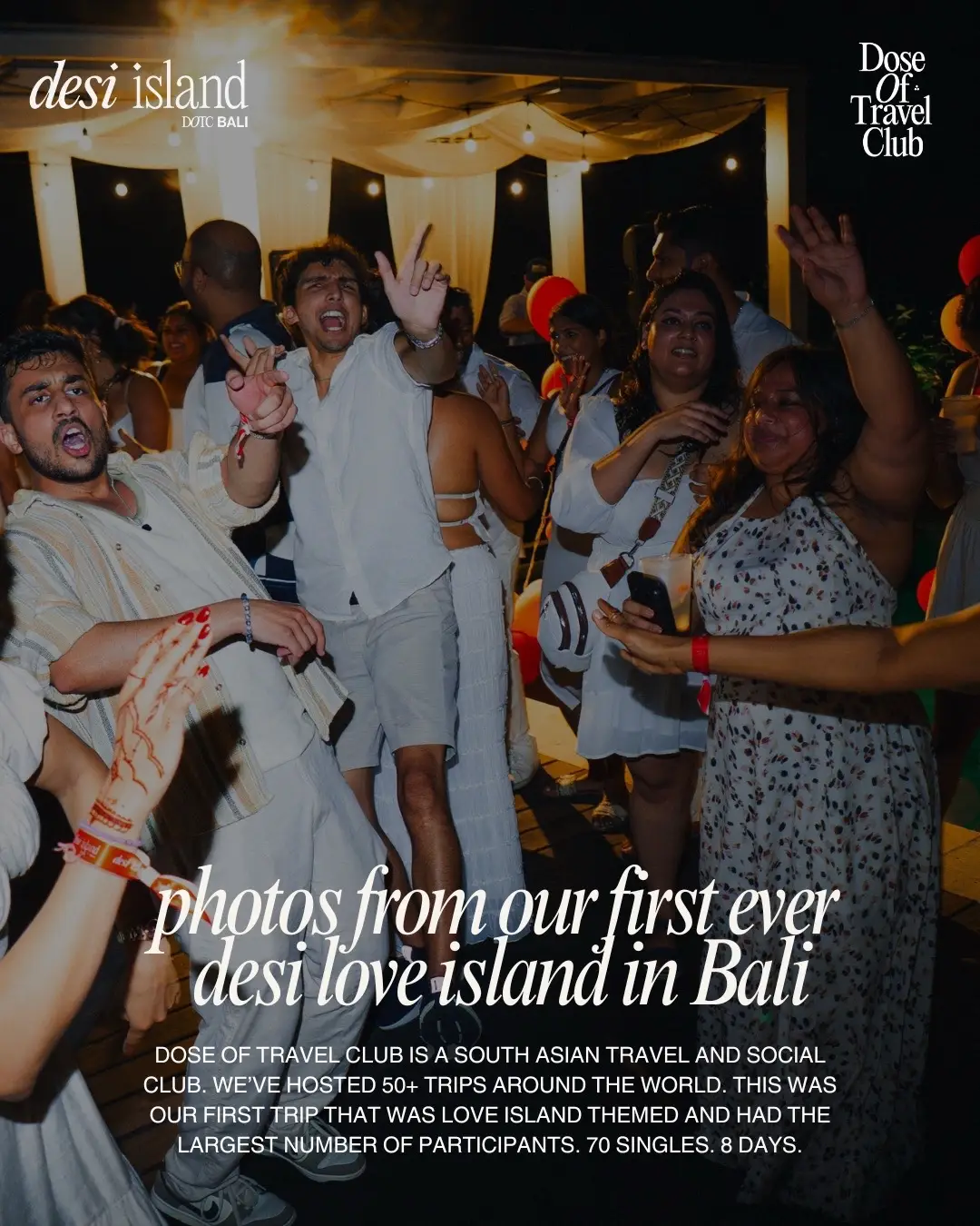 @Dose of Travel Club 🌎✈️🤍 did that and it was a movie! People coming to travel, explore, make new friends, do something new, and put themselves out there! Go on a trip and walk away with memories, new friends, and maybe a romantic connection. #single #dating #southasiantiktok #desi #doseoftravelclub 