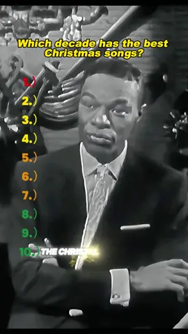 Which decade has the best Christmas songs? #top10 #christmas #christmassongs #songs #rockingaroundthechristmastree