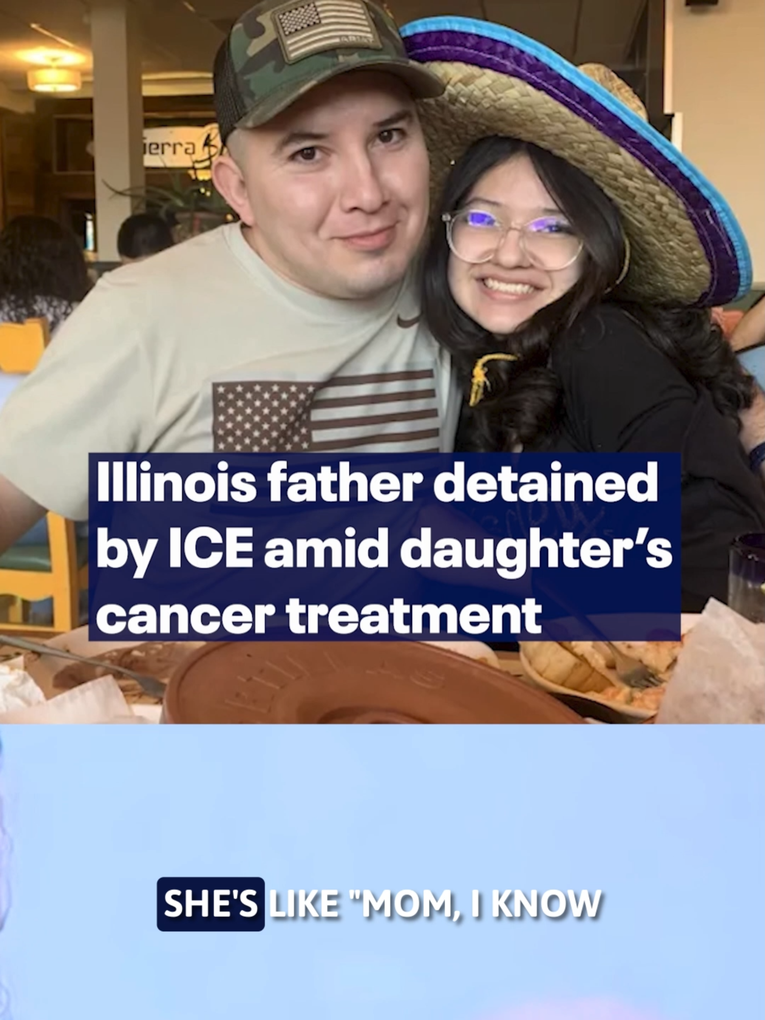 Illinois elected officials and community organizers are calling for the release of a father detained by federal immigration agents while his teenage daughter undergoes cancer treatment.
