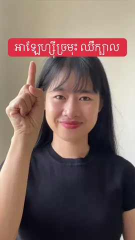 អាឡែហ្សុីច្រមុះ ឈឺក្បាល #LearnOnTikTok #katelin_taing1 #duet 