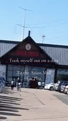 It’s actually called the Asian Mall. Every time I talk about it people think I’m being rude, but that’s its name!  I think this is the first time I’ve eaten out in the US by myself 😬 for some reason eating out in other countries by myself isn’t a big deal, but at home I’m like no thanks. I do not know why he thought there were 3 people in my party. I was the only person standing there.  Host: table for 3? Me: no just one Host: 🤨 one? Me: yeahhhhh #solodate #pho #asianmall #eatingalone #