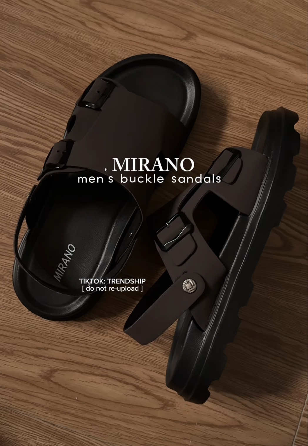 my partner love this buckle sandals so much. aaack, I demand a small size for women 😩😩 #bucklesandals #sandalsformen #mirano #sandals #menslippers 