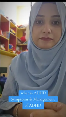 What is ADHD? ADHD, or Attention-Deficit/Hyperactivity Disorder, is a condition that affects focus, self-control, and other important skills. What are the symptoms of ADHD? Common symptoms include difficulty paying attention, excessive activity, and impulsive behaviour. How does ADHD manifest in children? In children, ADHD may present as trouble sitting still, difficulty following instructions, and difficulty organising tasks.  The Management of ADHD Effective management of ADHD is crucial. Early intervention can significantly help your child lead an independent life with less support, InshaAllah. P.S. October is ADHD Awareness Month! #adhd  #adhdawarenessmonth    #foryoupage❤️❤️    #earlyintervention  #creatorsearchinsights 