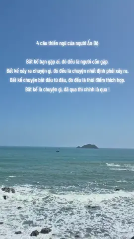 4 Câu Thiền Ngữ Của Người Ấn Độ. 1. 