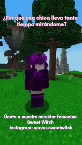 La promoter sigue huyendo con su moto 😂 No te pierdas de la magia en Sweet Witch 🔮 🦄  #serverminecraft #minecraftgirl #serverfemenino #girlsgaming #Minecraft 