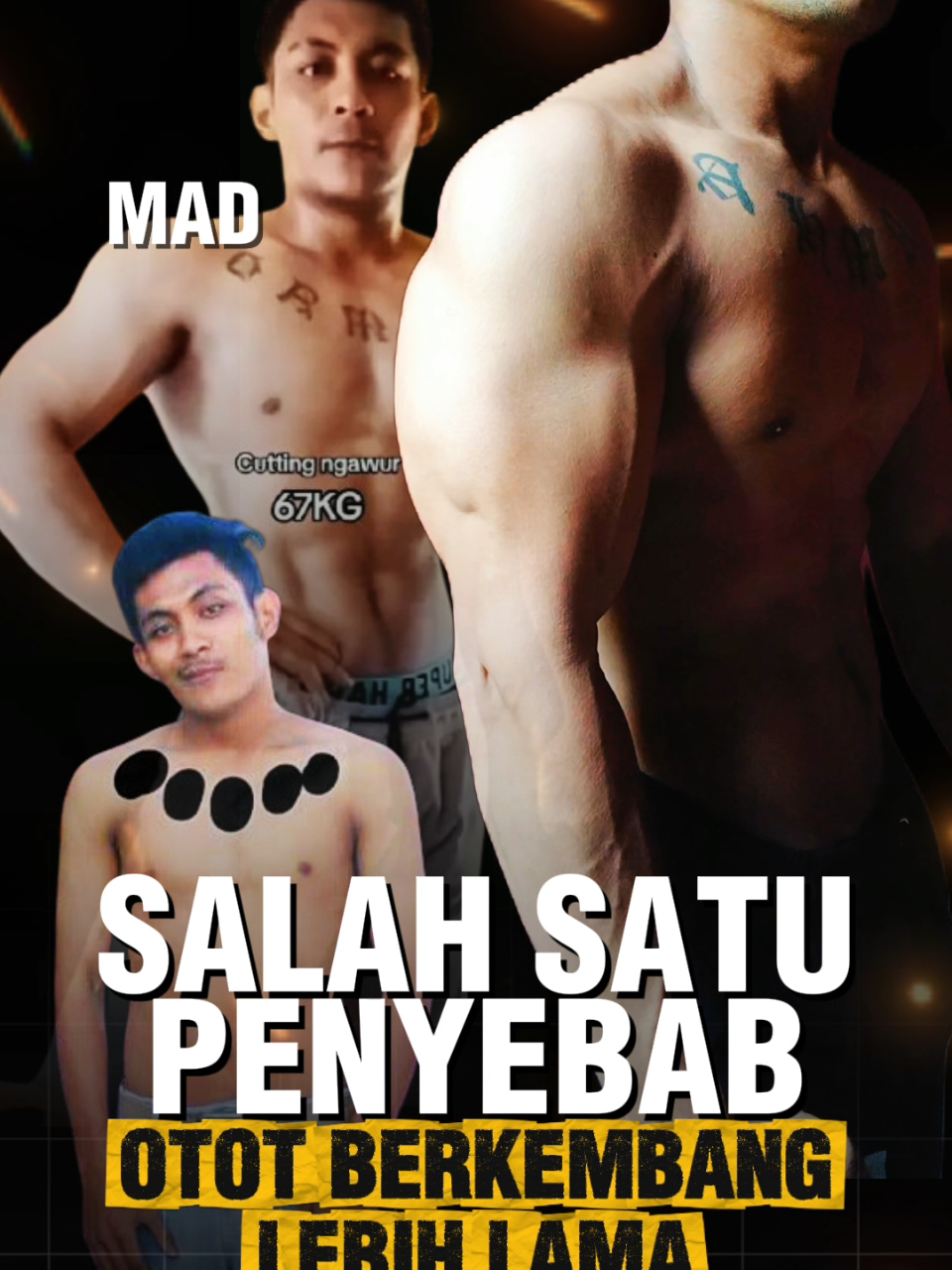 Salah satu penyebab otot lebih lama berkembang. #gymtips #gymmotivation #fyp #foryoupage 
