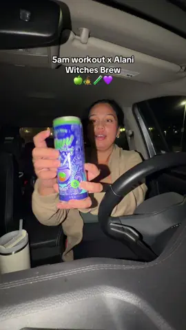 10/10 recommend @Alani Nutrition  - Witches Brew 🧙‍♀️!!!  • • • • • • @Orangetheory @Stanley Brand  #5amworkout #alaniwitchesbrew #orangetheory #workoutmotivation #fyp 