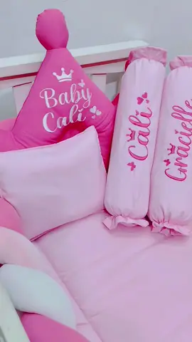 Soft, safe, at may pangalan pa ni Baby — kumpletong personalized baby bedding set para sa kanya! #BabyEssentials #PersonalizedBabyBedding #tiktokfinds Finds