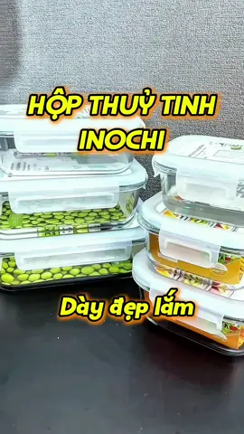 Hộp thuỷ tinh Inochi, dày đẹp