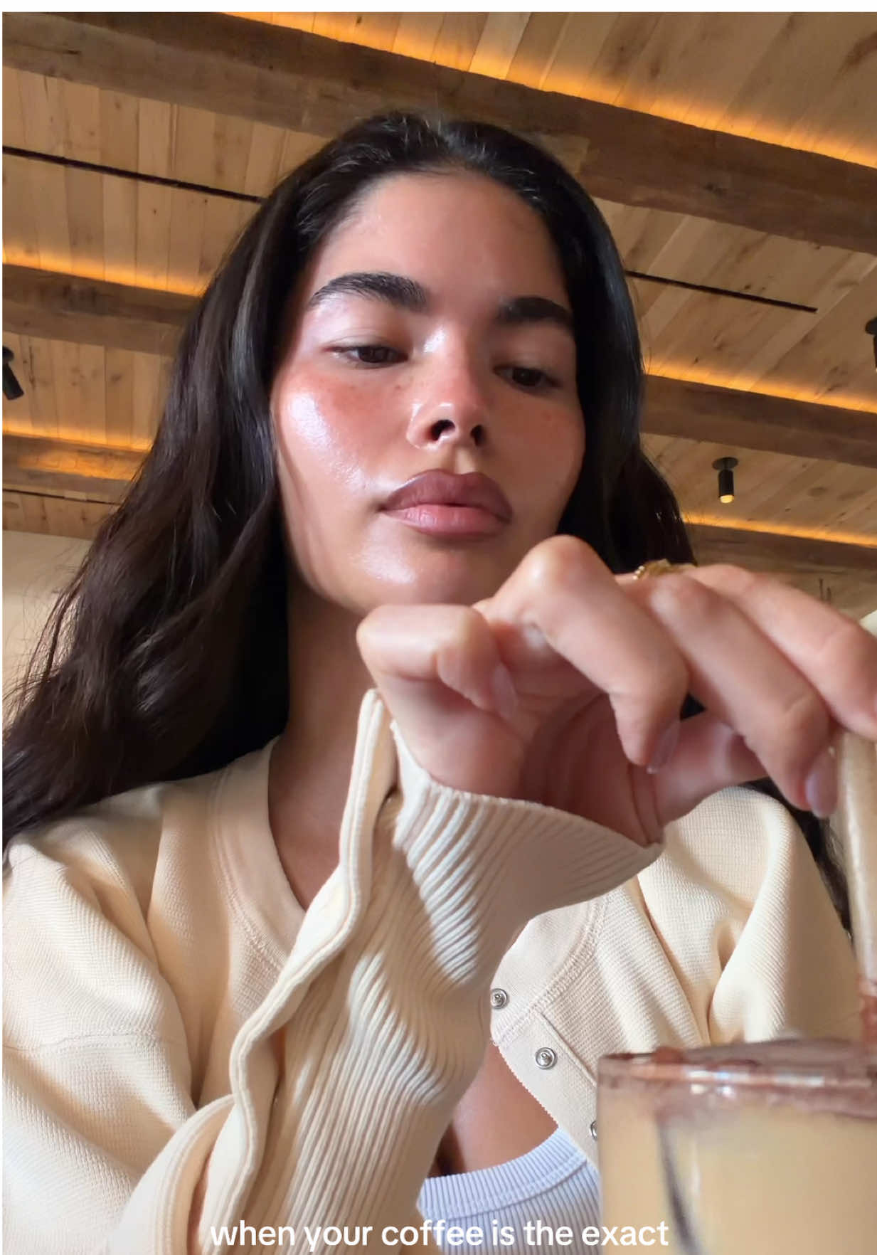not me twinning with my latte 