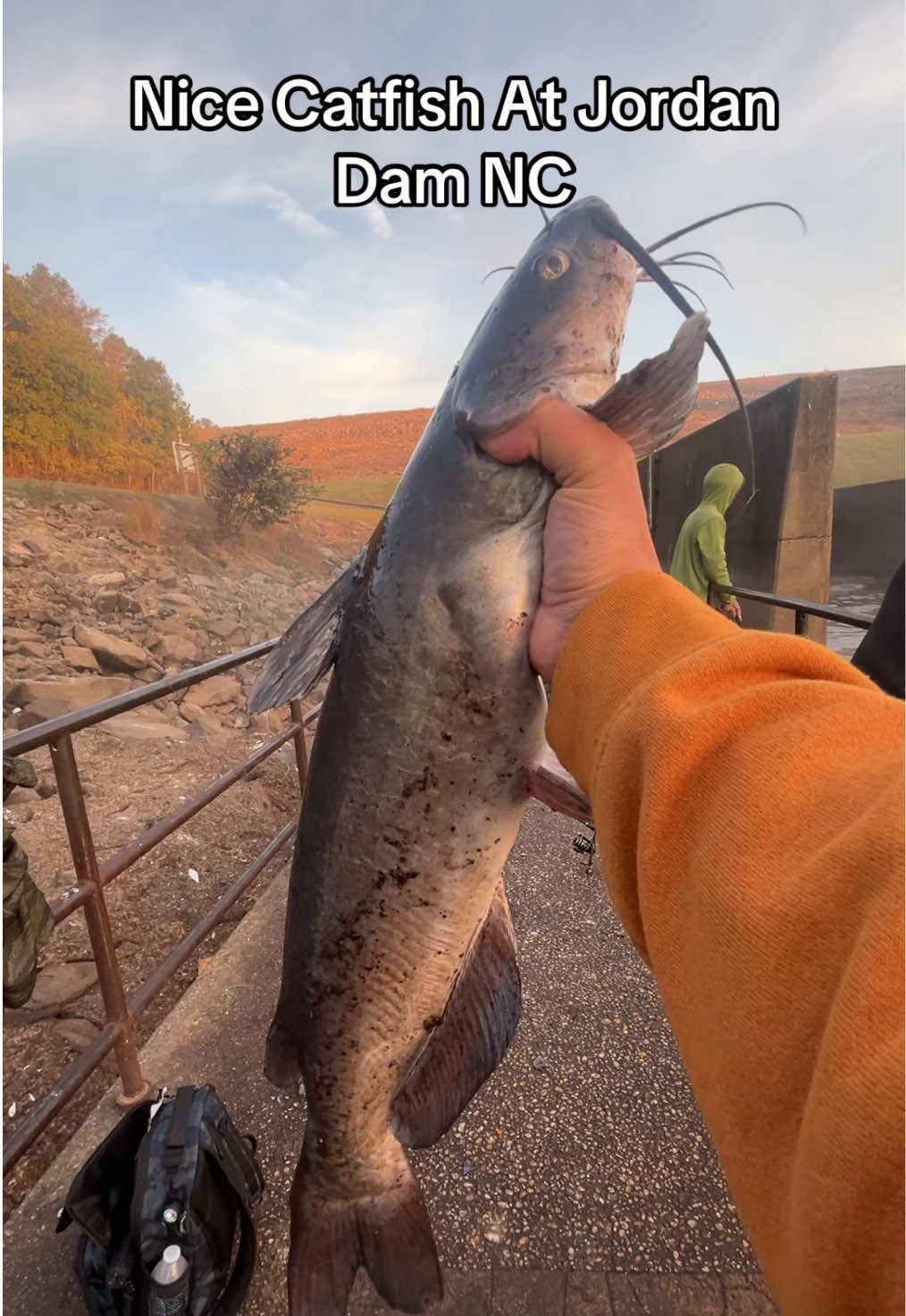 Good catch at Jordan Dam 🎣💯 #fishing #jordandam #catfish #lewsfishing #cef4reel 