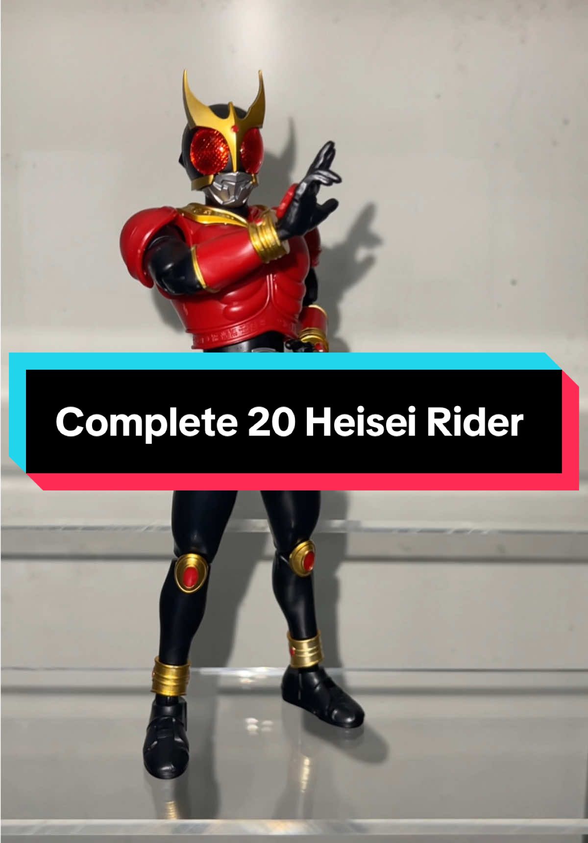Complete 20 Heisei Kamen Rider, it’s just an addictive hobby 😂 #kamenrider #figurerisestandard #japan #trending #fyp 