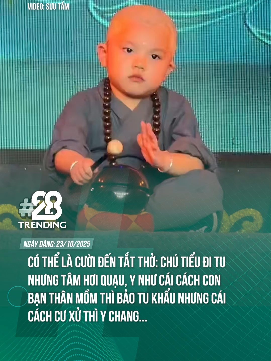 CHÚ TIỂU ĐI TU MÀ TÂM CHƯA CÓ YÊN LẮM RỒI #theanh28 #tiktokgiaitri #theanh28trending