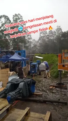 Proyek unit 3 geothermal wayang windu #welding  #berandafypシ  #halimun  #welder 