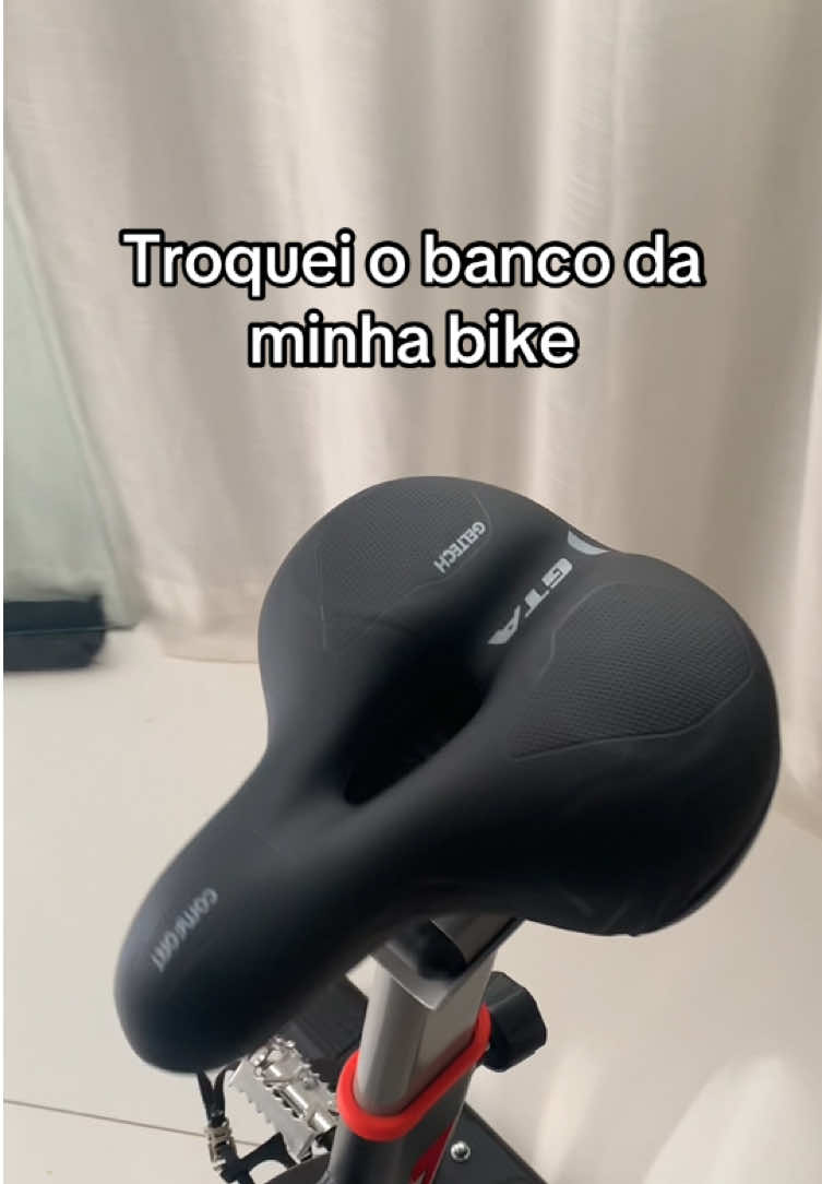 Troquei o banco da minha bike de spinning #bikespinning #bikeergometrica #bicicletaergometrica #bicicletaspinning 