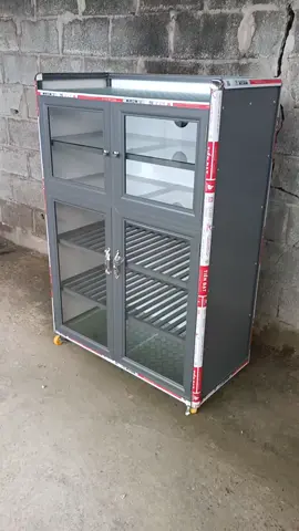 tủ chén 5 tầng. Cao 1m3. ngang 90. sâu 45. chất liệu nhôm dày. cánh lớn.. anh chị cần đặt tủ LH.. không 38_ba 42_87_39 #xuhuongtuchennhom #xuhuongtiktok #thegioitunhom #giaotumoigiare 