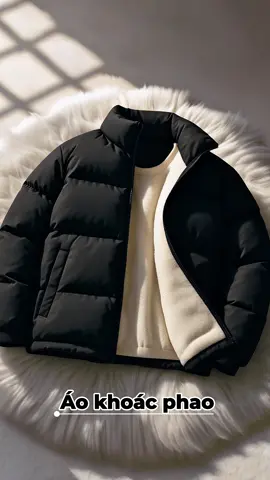 Áo Khoác Phao Suông lót lông cừu #thoitrang #macdepmoingay #myoutfit #aokhoac #aophaobeo 