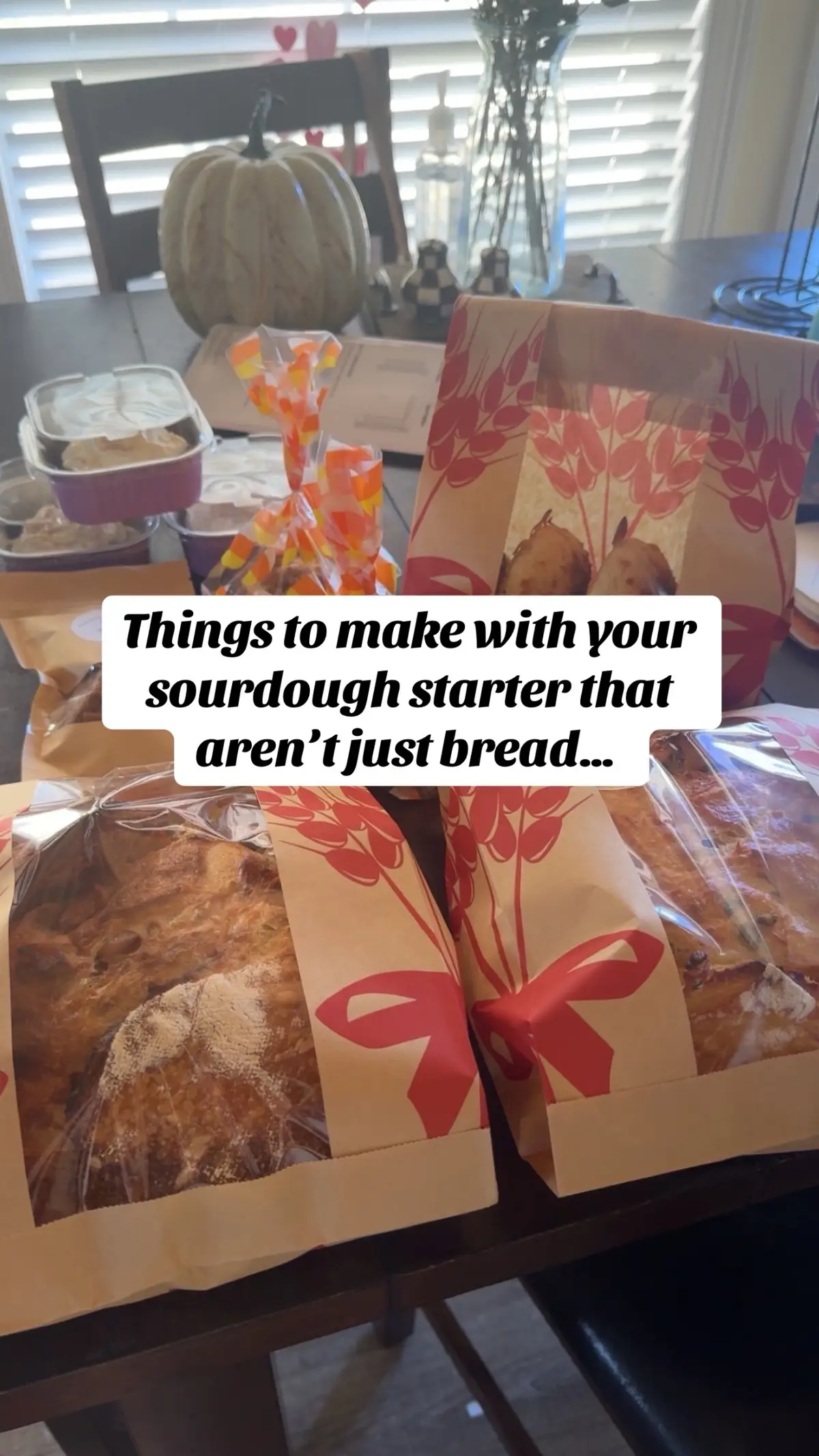 So much to make that’s not just bread!! #sourdoughbread #sourdough #sourdoughstarter #fallbaking 