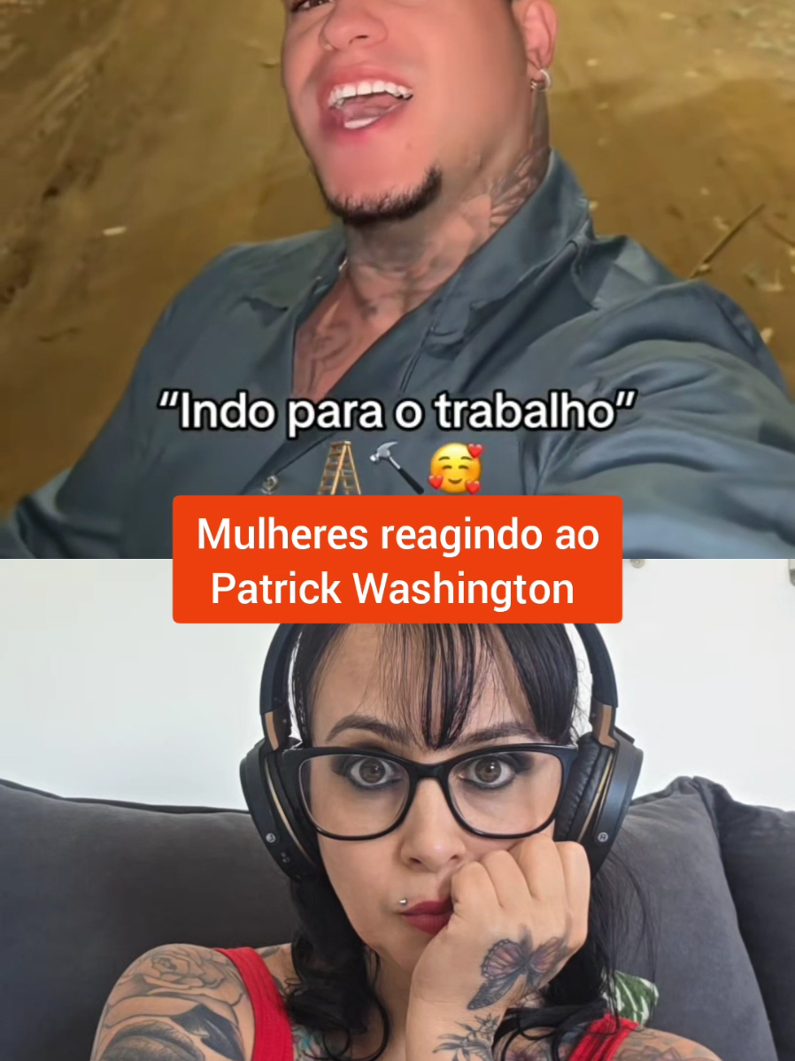 Mulheres reagindo ao Patrick Washington, indicação de uma seguidora, amei pq tem muito comentário insano lá! 😂 #humor #reagindo #comentarios #viraltiktok #humortiktok 