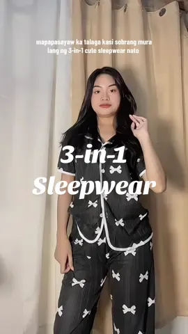 100+ lang ang sleepwear na to with pajama, short and top na #womensleepwear #sleepwear #pajamas #ternopajamaset 