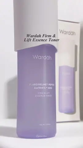 New! @Wardah Beauty firm & lift Essence Toner  #tonerwardah #wardah #wardahtoner 