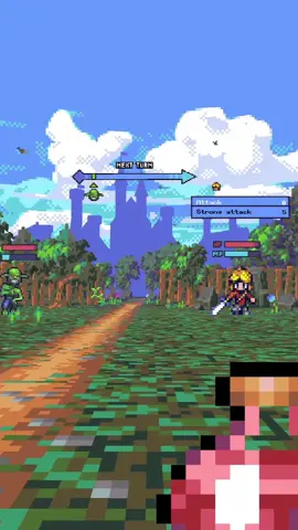 Goblin Parkour based game balancing. Leaving your fighting friend alone while you scurry off to grab potions and equipment is a risky business. #pixelart #lowpoly #cozygames #platformer #goblincore 